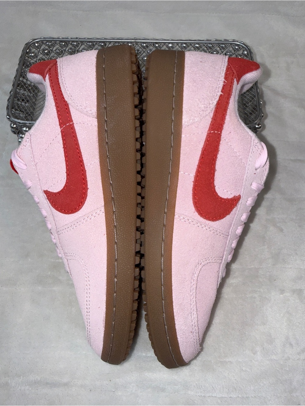 Nike Cortez TXT Pink Red White Sz 6.5Y 8Women. Style HF9994-600 - Picture 11 of 16